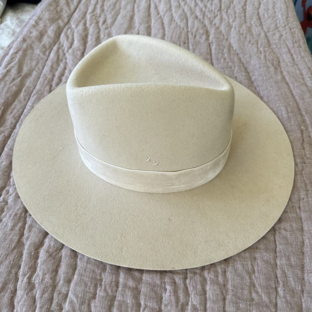 Womens Lack of Color Ivory Rancher Hat 57CM (M)